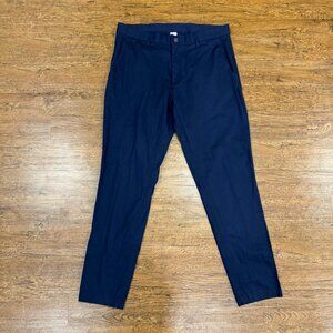 Fabletics Blue The High Side Chino Performance Casual Pants Trousers Men's 33x29